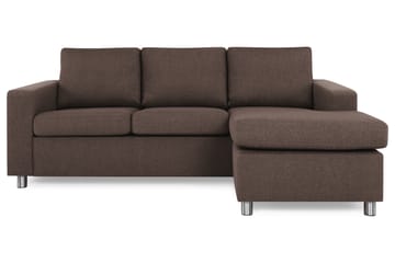 Crazy 3-seters Vendbar L-formet Sjeselongsofa i Stoff