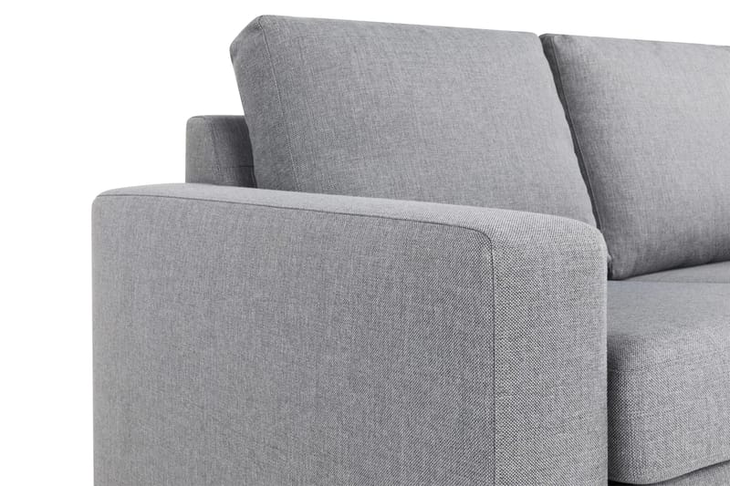 Crazy 3-seters Vendbar L-formet Sjeselongsofa i Stoff - Grå - Møbler - Sofaer - Sofa med sjeselong - 3 seters sofa med divan