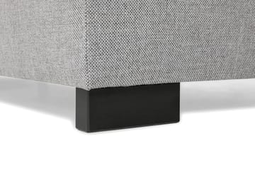Crazy 3-seters Vendbar L-formet Sjeselongsofa i Stoff - Grå - Møbler - Sofaer - Sofa med sjeselong