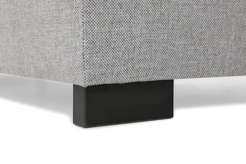 Crazy 3-seters Vendbar L-formet Sjeselongsofa i Stoff - Grå - Møbler - Sofaer - Sofa med sjeselong