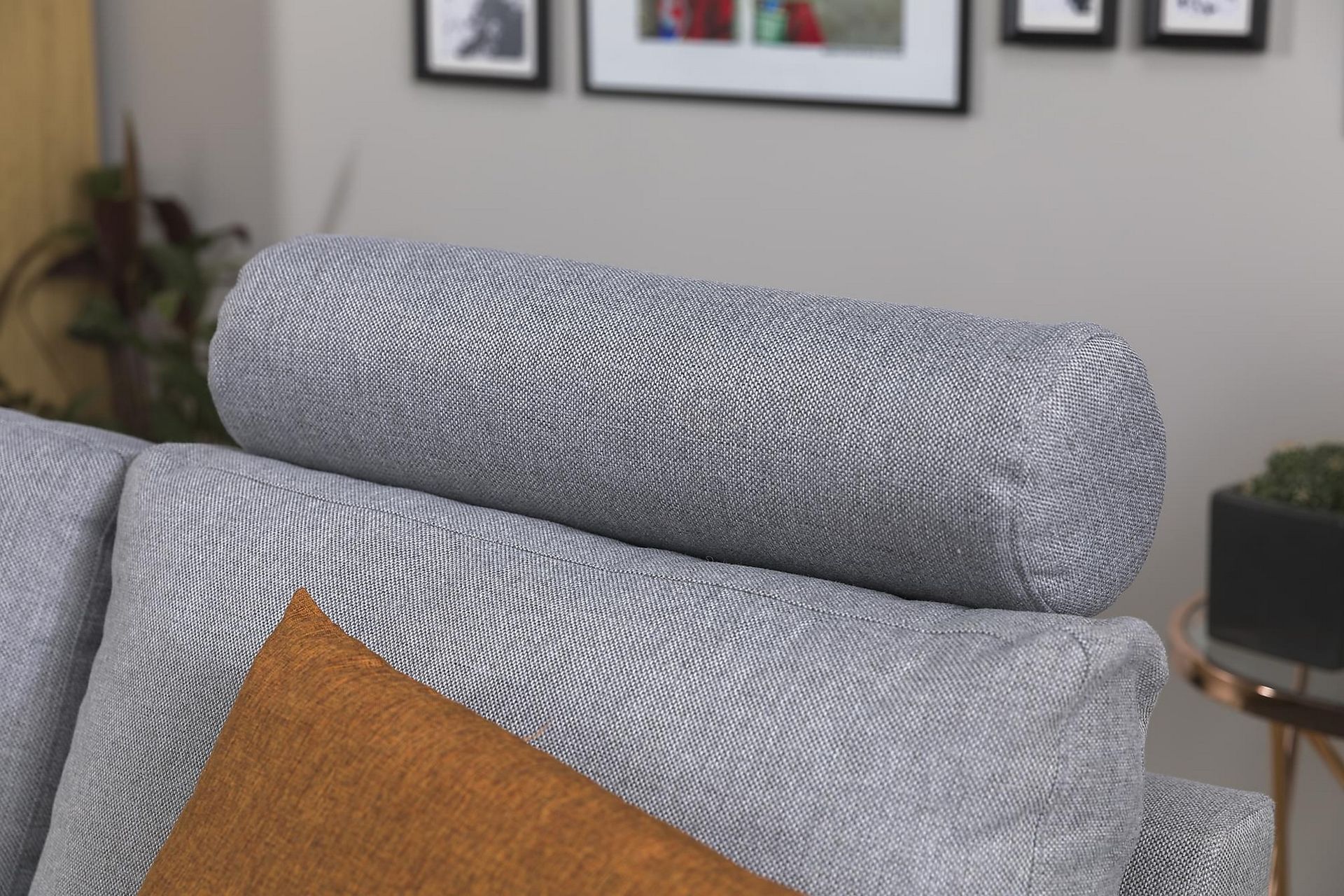 Crazy 3-seters Vendbar L-formet Sjeselongsofa i Stoff - Grå - Møbler - Sofaer - Sofa med sjeselong