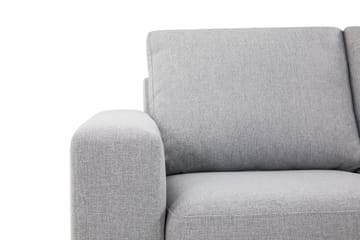 Crazy 3-seters Vendbar L-formet Sjeselongsofa i Stoff - Grå - Møbler - Sofaer - Sofa med sjeselong