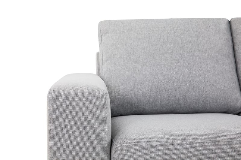 Crazy 3-seters Vendbar L-formet Sjeselongsofa i Stoff - Grå - Møbler - Sofaer - Sofa med sjeselong