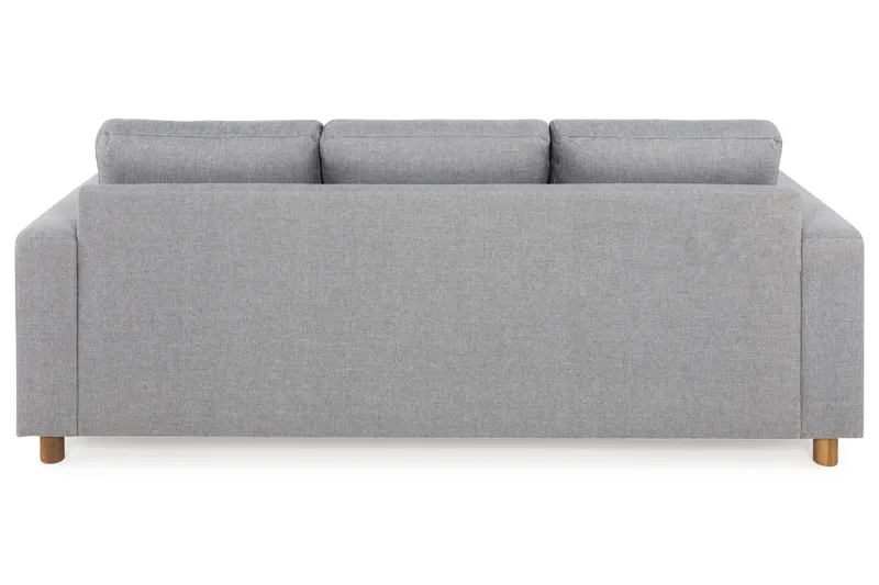 Crazy 3-seters Vendbar L-formet Sjeselongsofa i Stoff - Grå - Møbler - Sofaer - Sofa med sjeselong - 3 seters sofa med divan