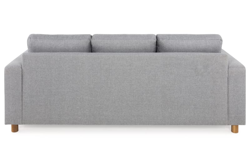 Crazy 3-seters Vendbar L-formet Sjeselongsofa i Stoff - Grå - Møbler - Sofaer - Sofa med sjeselong - 3 seters sofa med divan