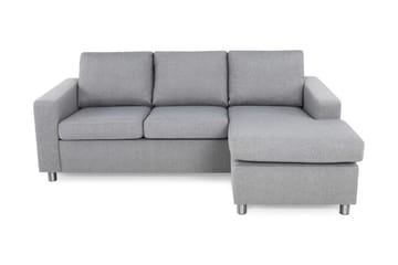 Crazy 3-seters Vendbar L-formet Sjeselongsofa i Stoff