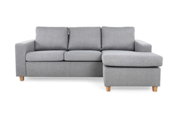 Crazy 3-seters Vendbar L-formet Sjeselongsofa i Stoff
