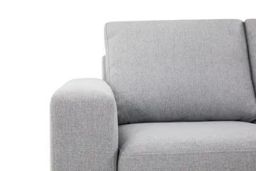 Crazy 3-seters Vendbar L-formet Sjeselongsofa i Stoff - Grå - Møbler - Sofaer - Sofa med sjeselong
