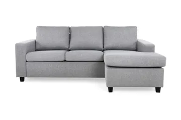Crazy 3-seters Vendbar L-formet Sjeselongsofa i Stoff