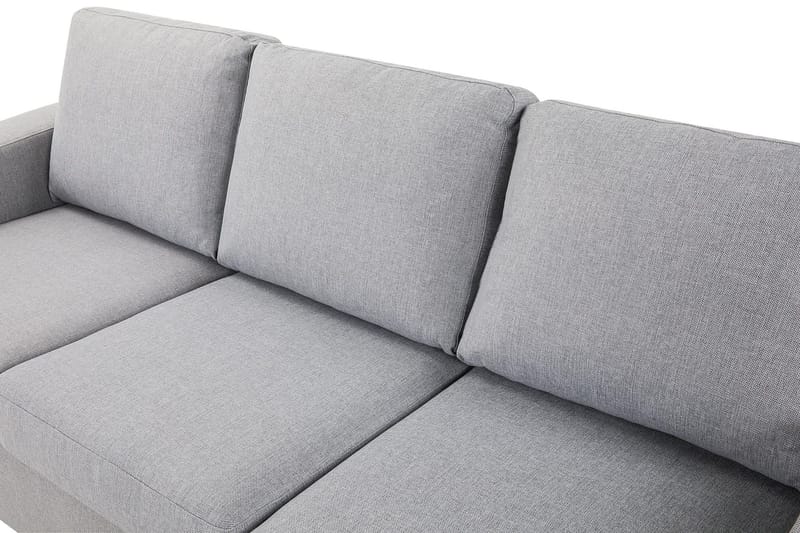 Crazy 3-seters Vendbar L-formet Sjeselongsofa i Stoff - Grå - Møbler - Sofaer - Sofa med sjeselong - 3 seters sofa med divan