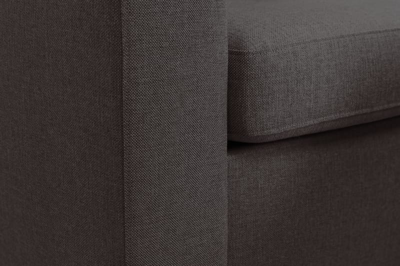 Crazy 3-seters Vendbar L-formet Sjeselongsofa i Stoff - Mørk grå - Møbler - Sofaer - Sofa med sjeselong