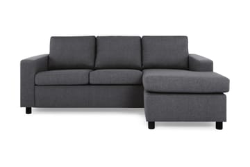 Crazy 3-seters Vendbar L-formet Sjeselongsofa i Stoff