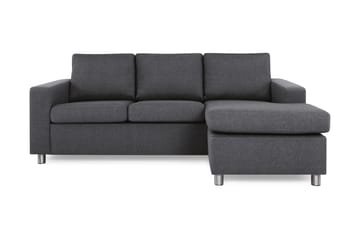 Crazy 3-seters Vendbar L-formet Sjeselongsofa i Stoff