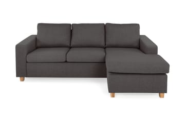 Crazy 3-seters Vendbar L-formet Sjeselongsofa i Stoff