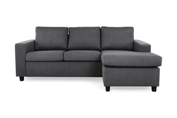 Crazy 3-seters Vendbar L-formet Sjeselongsofa i Stoff