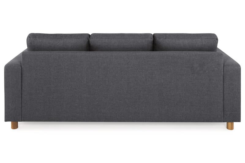 Crazy 3-seters Vendbar L-formet Sjeselongsofa i Stoff - Mørk grå - Møbler - Sofaer - Sofa med sjeselong - 3 seters sofa med divan