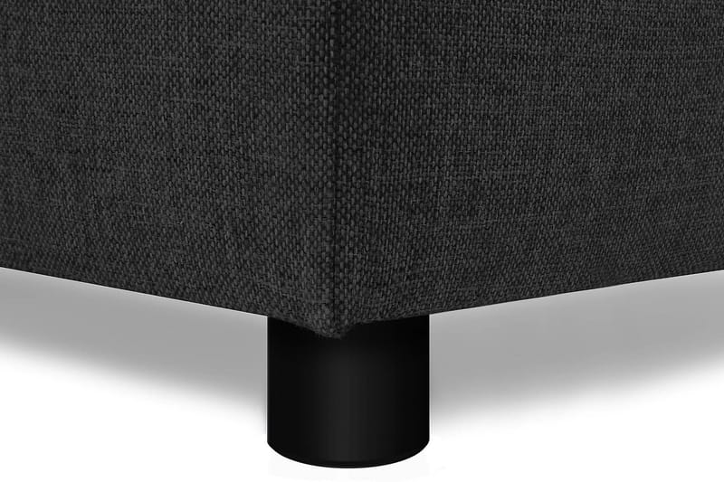 Crazy 3-seters Venstrevendt L-formet Sjeselongsofa i Stoff - Antrasitt - Møbler - Sofaer - Sofa med sjeselong - 2 seters sofa med divan