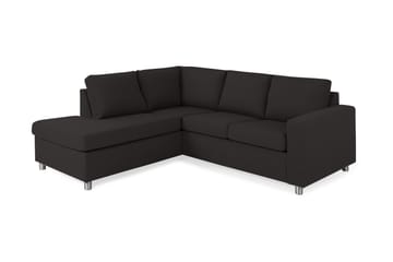 Crazy 3-seters Venstrevendt L-formet Sjeselongsofa i Stoff