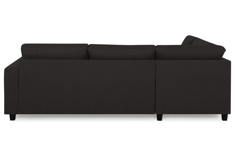 Crazy 3-seters Venstrevendt L-formet Sjeselongsofa i Stoff - Antrasitt - Møbler - Sofaer - Sofa med sjeselong