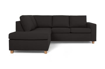 Crazy 3-seters Venstrevendt L-formet Sjeselongsofa i Stoff
