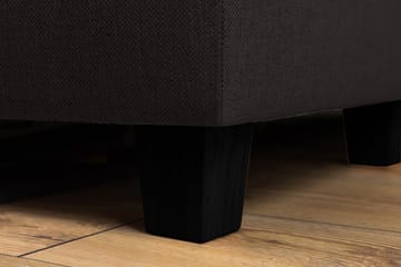 Crazy 3-seters Venstrevendt L-formet Sjeselongsofa i Stoff - Antrasitt - Møbler - Sofaer - Sofa med sjeselong