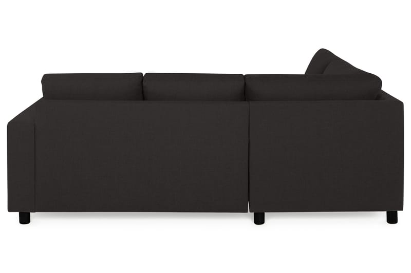Crazy 3-seters Venstrevendt L-formet Sjeselongsofa i Stoff - Antrasitt - Møbler - Sofaer - Sofa med sjeselong