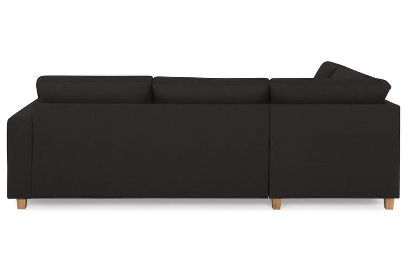 Crazy 3-seters Venstrevendt L-formet Sjeselongsofa i Stoff - Antrasitt - Møbler - Sofaer - Sofa med sjeselong - 3 seters sofa med divan