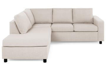 Crazy 3-seters Venstrevendt L-formet Sjeselongsofa i Stoff