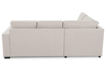 Crazy 3-seters Venstrevendt L-formet Sjeselongsofa i Stoff - Beige - Møbler - Sofaer - Sofa med sjeselong