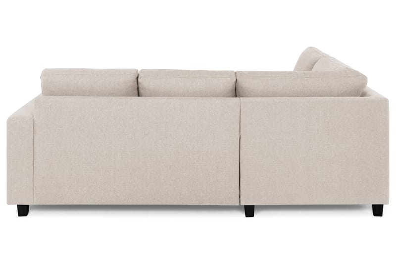 Crazy 3-seters Venstrevendt L-formet Sjeselongsofa i Stoff - Beige - Møbler - Sofaer - Sofa med sjeselong - 2 seters sofa med divan