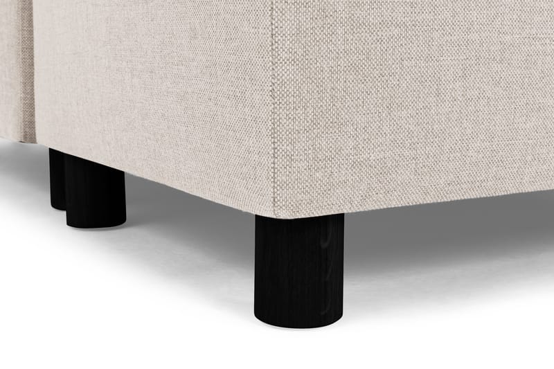 Crazy 3-seters Venstrevendt L-formet Sjeselongsofa i Stoff - Beige - Møbler - Sofaer - Sofa med sjeselong