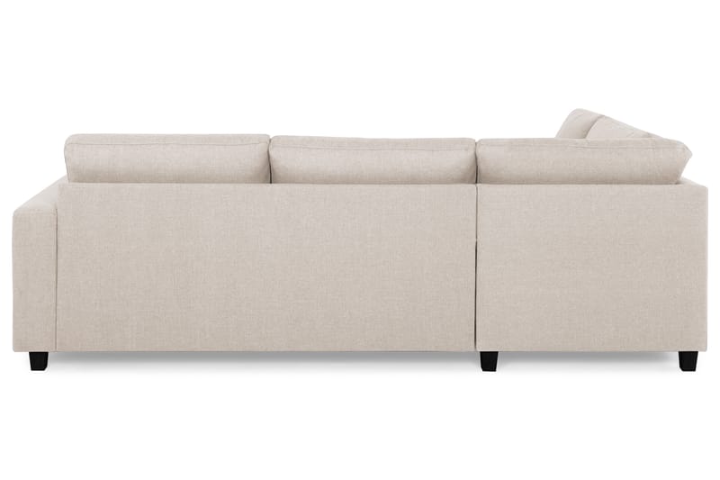 Crazy 3-seters Venstrevendt L-formet Sjeselongsofa i Stoff - Beige - Møbler - Sofaer - Sofa med sjeselong
