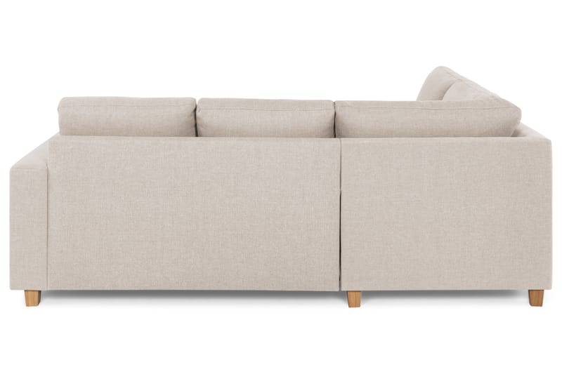 Crazy 3-seters Venstrevendt L-formet Sjeselongsofa i Stoff - Beige - Møbler - Sofaer - Sofa med sjeselong