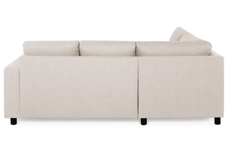 Crazy 3-seters Venstrevendt L-formet Sjeselongsofa i Stoff - Beige - Møbler - Sofaer - Sofa med sjeselong