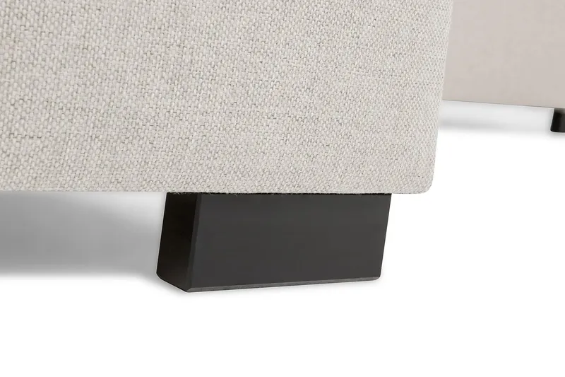 Crazy 3-seters Venstrevendt L-formet Sjeselongsofa i Stoff - Beige - Møbler - Sofaer - Sofa med sjeselong - 3 seters sofa med divan