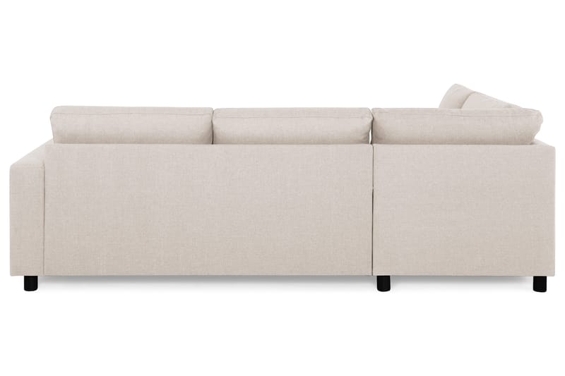 Crazy 3-seters Venstrevendt L-formet Sjeselongsofa i Stoff - Beige - Møbler - Sofaer - Sofa med sjeselong - 3 seters sofa med divan