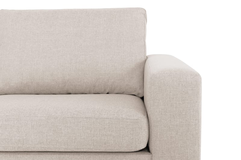 Crazy 3-seters Venstrevendt L-formet Sjeselongsofa i Stoff - Beige - Møbler - Sofaer - Sofa med sjeselong - 3 seters sofa med divan