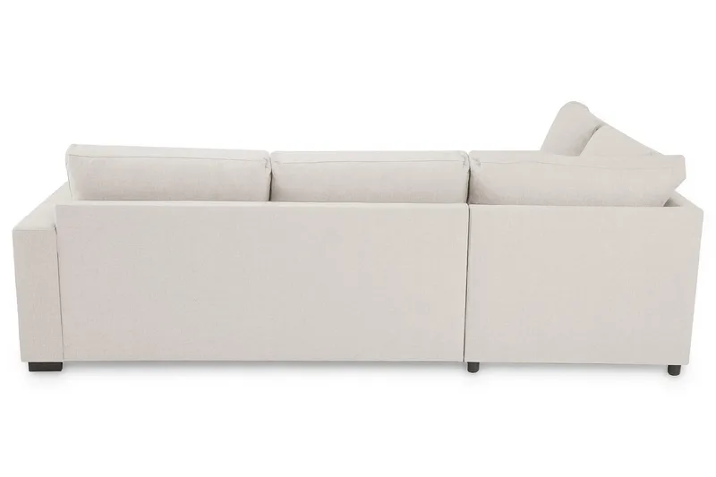 Crazy 3-seters Venstrevendt L-formet Sjeselongsofa i Stoff - Beige - Møbler - Sofaer - Sofa med sjeselong - 3 seters sofa med divan