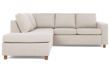 Crazy 3-seters Venstrevendt L-formet Sjeselongsofa i Stoff
