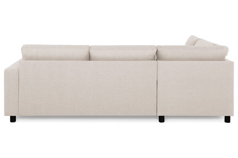 Crazy 3-seters Venstrevendt L-formet Sjeselongsofa i Stoff - Beige - Møbler - Sofaer - Sofa med sjeselong