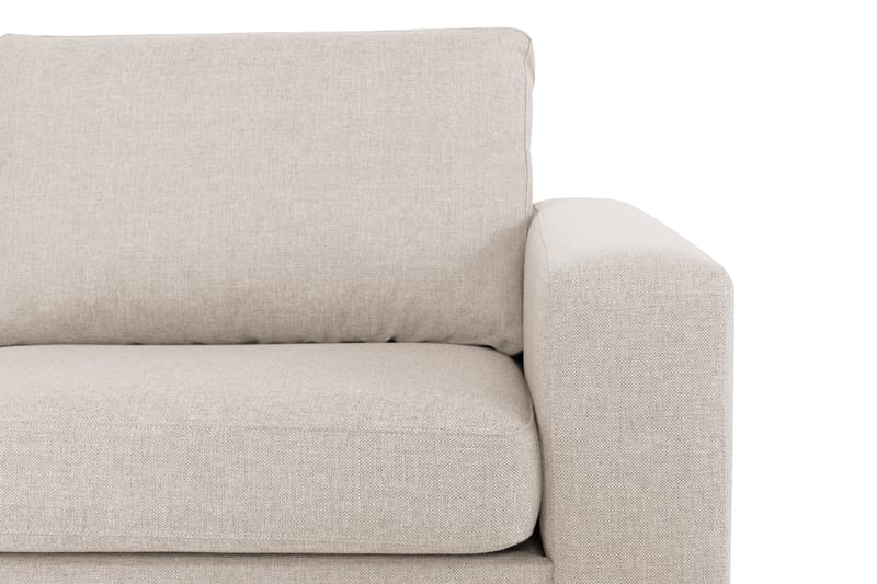 Crazy 3-seters Venstrevendt L-formet Sjeselongsofa i Stoff - Beige - Møbler - Sofaer - Sofa med sjeselong