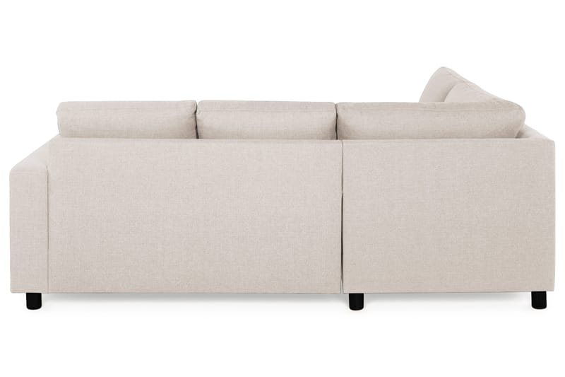 Crazy 3-seters Venstrevendt L-formet Sjeselongsofa i Stoff - Beige - Møbler - Sofaer - Sofa med sjeselong - 2 seters sofa med divan
