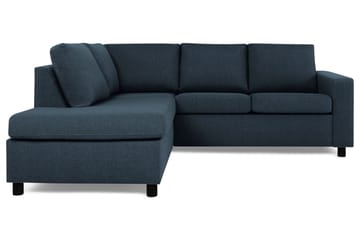 Crazy 3-seters Venstrevendt L-formet Sjeselongsofa i Stoff