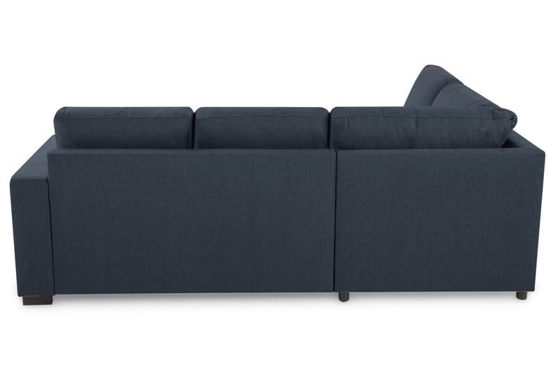 Crazy 3-seters Venstrevendt L-formet Sjeselongsofa i Stoff - Blå - Møbler - Sofaer - Sofa med sjeselong