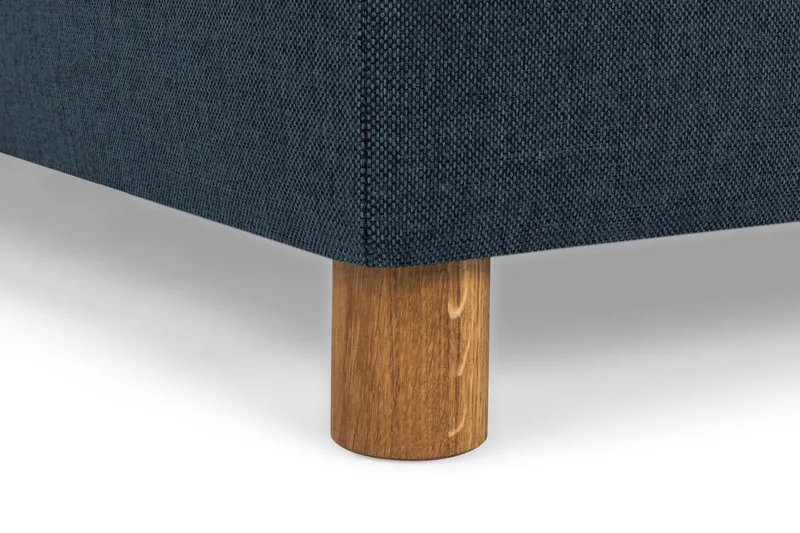 Crazy 3-seters Venstrevendt L-formet Sjeselongsofa i Stoff - Blå - Møbler - Sofaer - Sofa med sjeselong