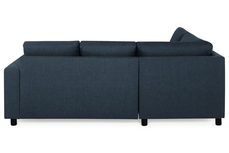 Crazy 3-seters Venstrevendt L-formet Sjeselongsofa i Stoff - Blå - Møbler - Sofaer - Sofa med sjeselong