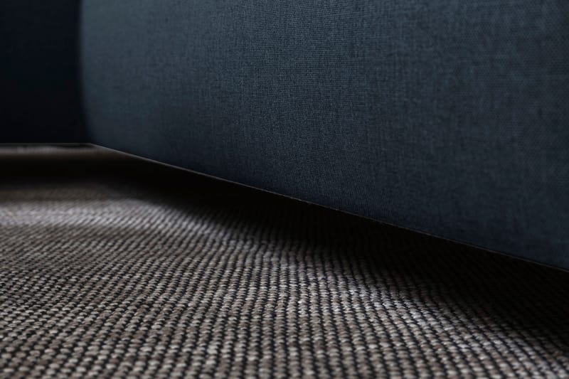 Crazy 3-seters Venstrevendt L-formet Sjeselongsofa i Stoff - Blå - Møbler - Sofaer - Sofa med sjeselong - 2 seters sofa med divan