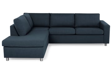 Crazy 3-seters Venstrevendt L-formet Sjeselongsofa i Stoff