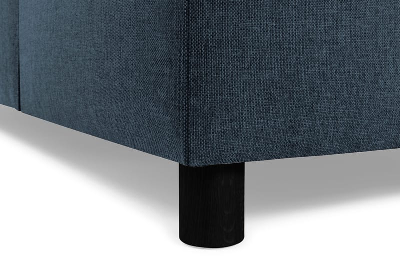 Crazy 3-seters Venstrevendt L-formet Sjeselongsofa i Stoff - Blå - Møbler - Sofaer - Sofa med sjeselong