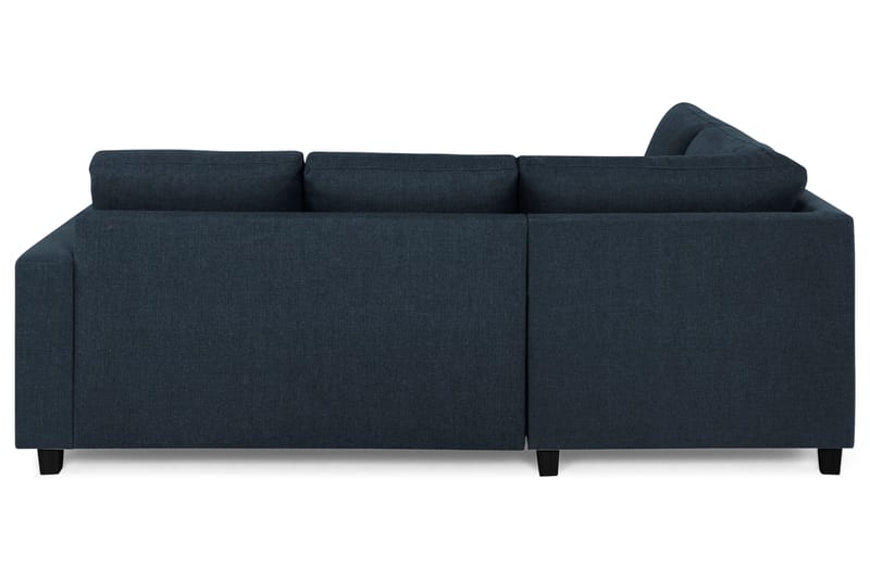Crazy 3-seters Venstrevendt L-formet Sjeselongsofa i Stoff - Blå - Møbler - Sofaer - Sofa med sjeselong